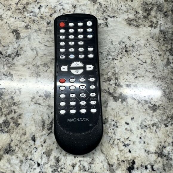Genuine Magnavox NB677 Remote Control DV220MW9 DV225MG9 GDV228MG9 Tested - Picture 1 of 4